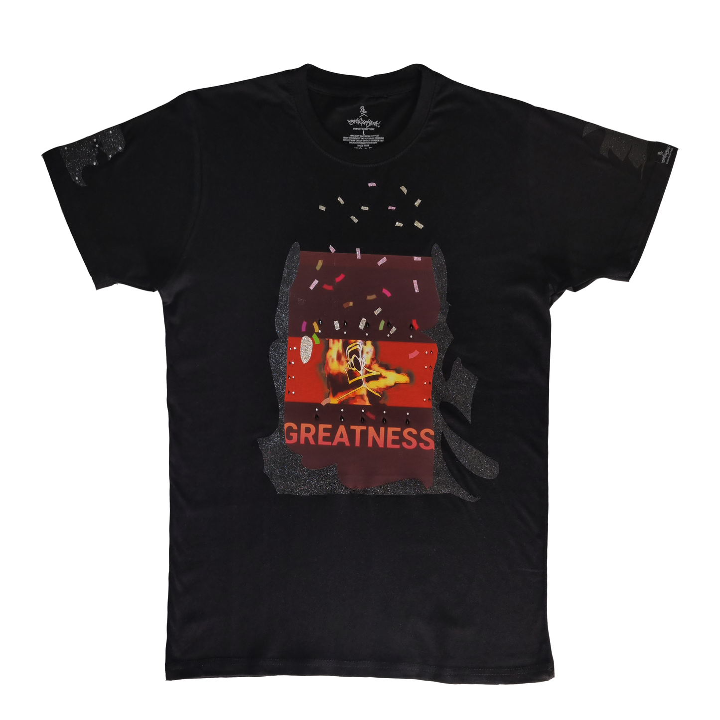 Behold Greatness Couture Confetti T-Shirt | Hypnotik Rhythmz®