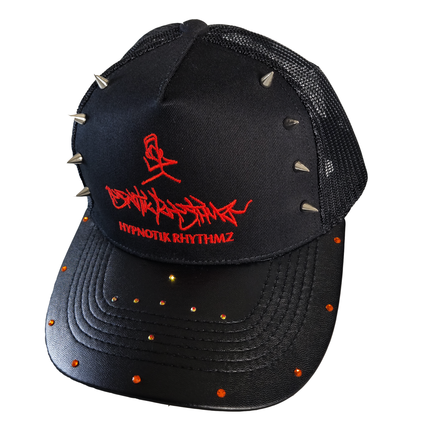 Hypnotik Rhythmz Luxury Cap Spike Orange Gems