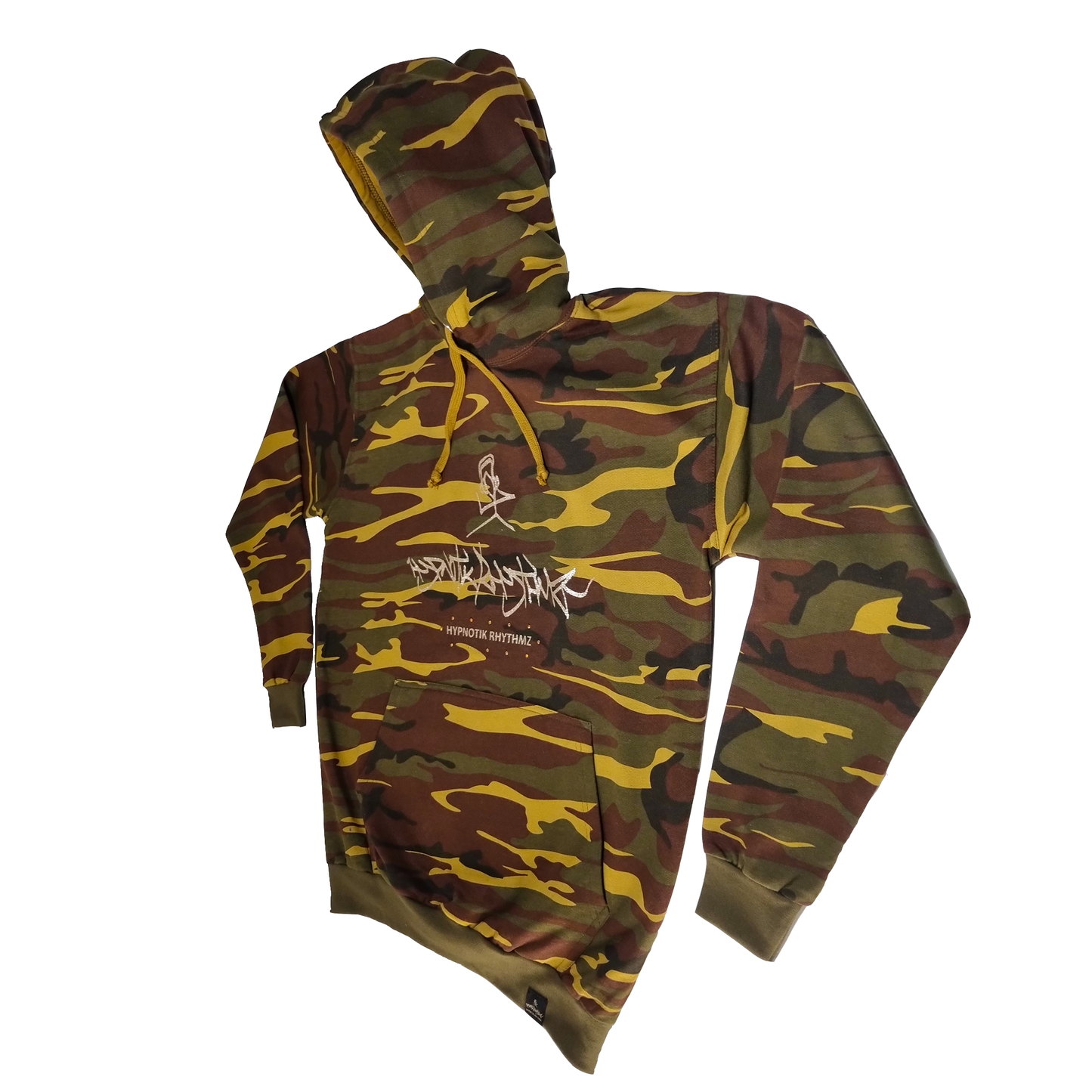 Hypnotik Rhythmz Woodland Camo Hoodie Gold