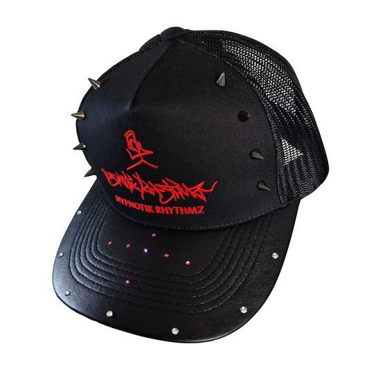 Hypnotik Rhythmz Luxury Streetwear Cap white & Indigo Gems