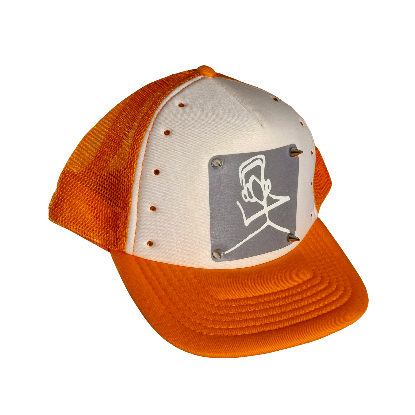 Tangerine Glow In The Dark Trucker Cap | Hypnotik Rhythmz®