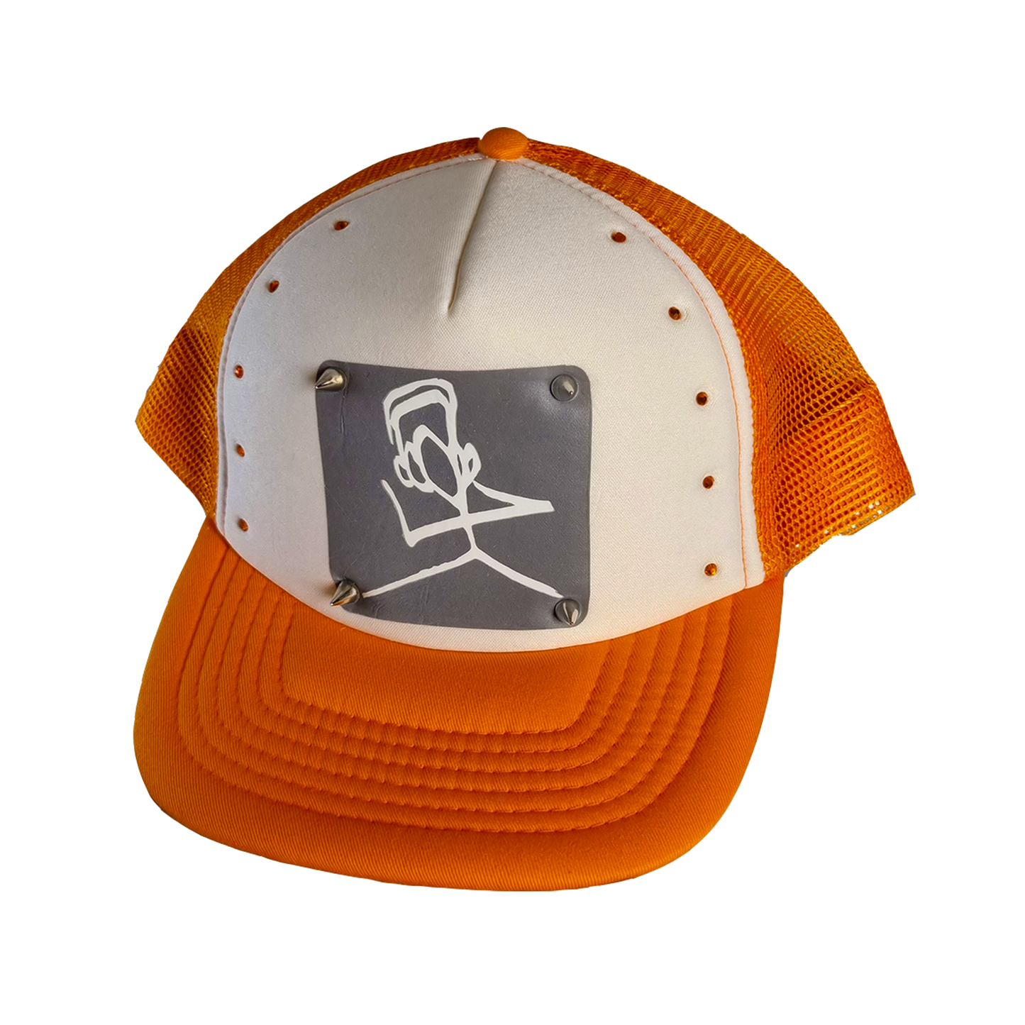 Tangerine Glow In The Dark Trucker Cap | Hypnotik Rhythmz®